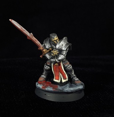 Painted Fantasy Knight Templar Reaper Miniature