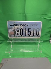 Washington State Wildlife w/elk License Plate WA WE01510 w/no tabs USA