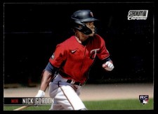 Nick Gordon 2021 Stadium Club Chrome Rookie Card RC | #366 Minnesota Twins. rookie card picture