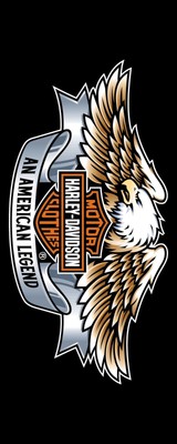 Motorradteppich Harley Davidson Innendekor Garage Werkstatt 80x200cm