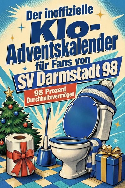 Der Inoffizielle Klo-Adventskalender FüR Fans Von SV Darmstadt 98 Sarah MüNch-image