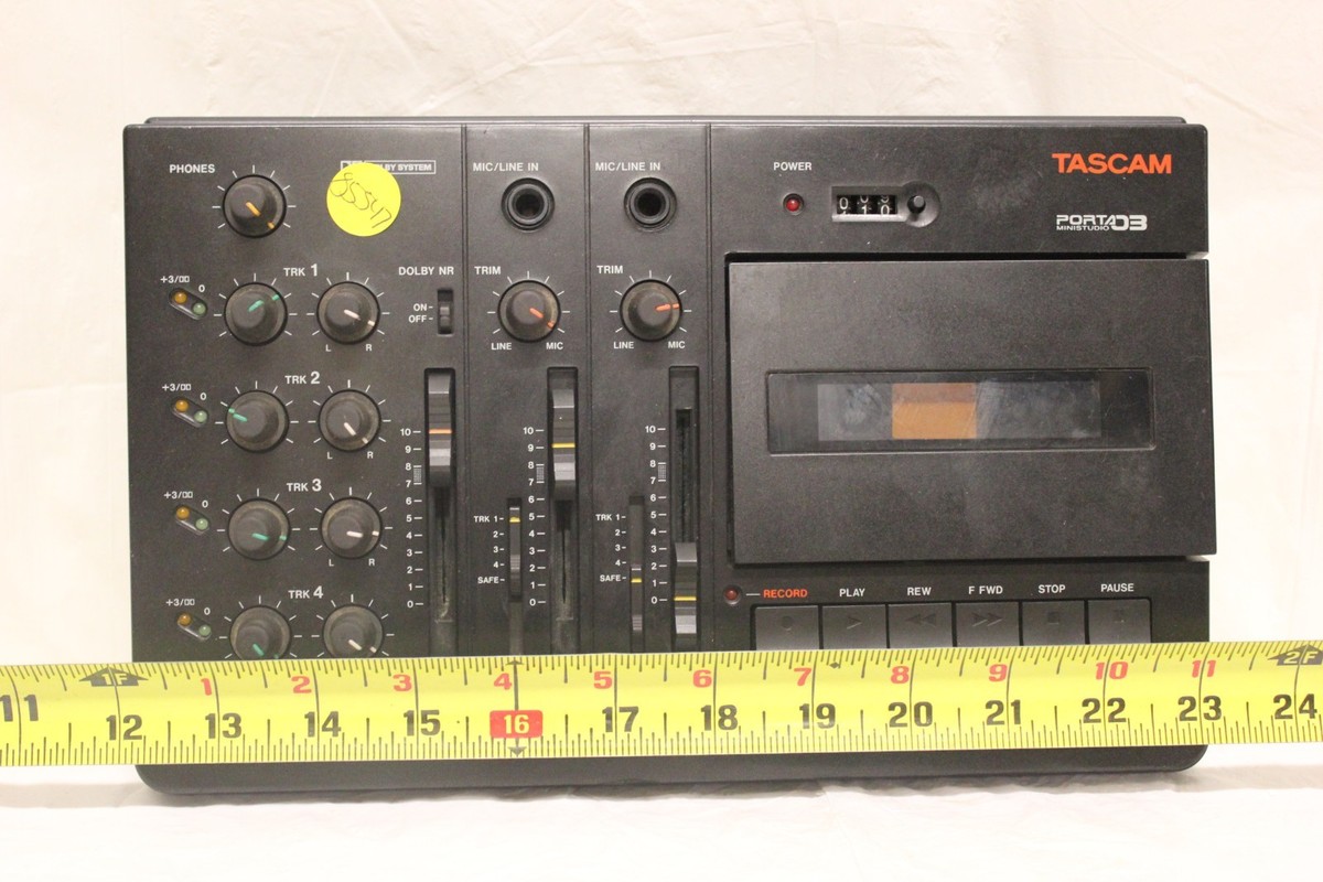 TASCAM PORTA 03 Ministudio MKII Analog Cassette Recorder PORTA03