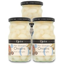 Opies Mini Silverskin Onions 227g x 3 Pack