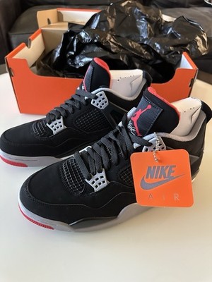 In Stock Jordan 4 Retro Bred (2019) (308497-060) Size 8.5