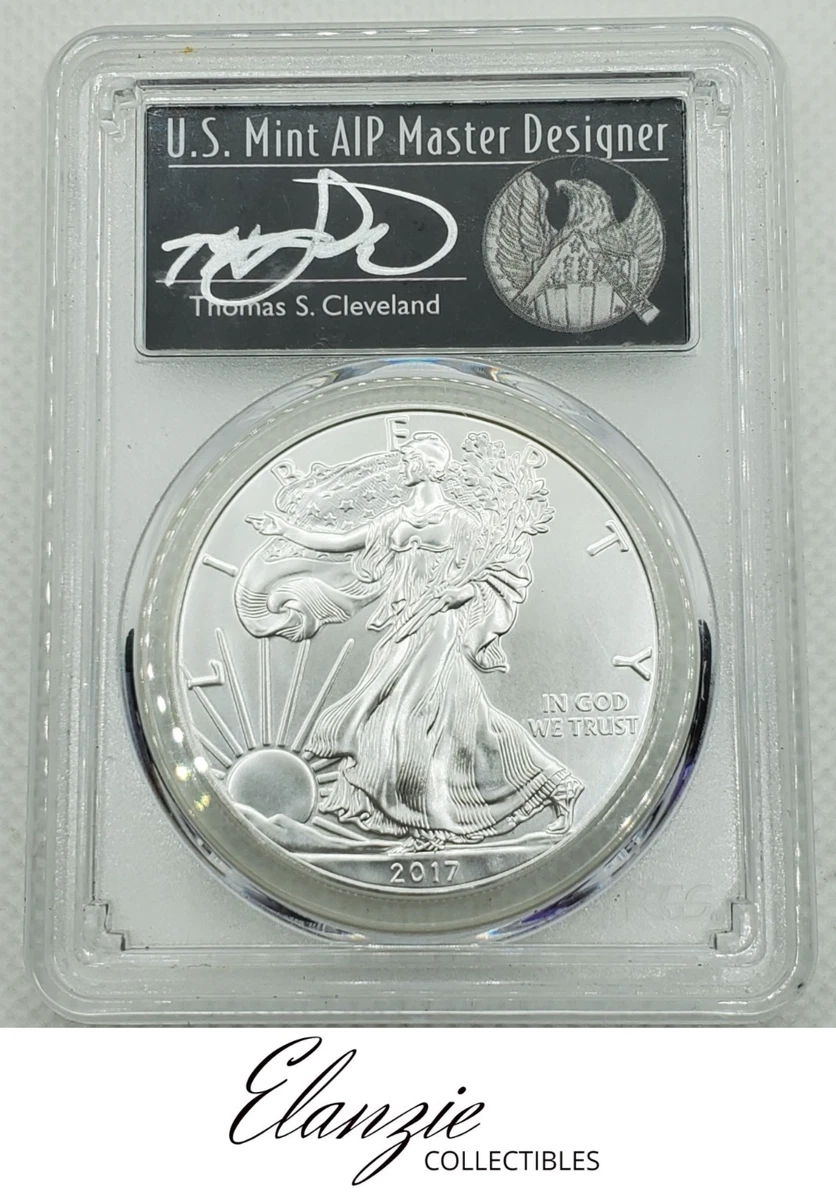 最高鑑定 2017 アメリカン シルバーイーグル MS70 NGC 初日発 銀貨 American Eagle MS 70 Graded 2017 Silver Bullion Coins for sale | eBay