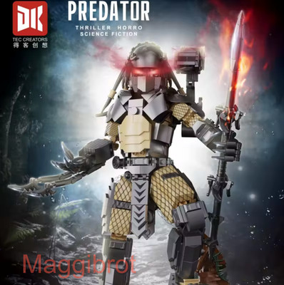 Alien Beast aus dem Kultfilm ''Predator'' (1987) Klemmbaustein MOC Set 978+ pcs