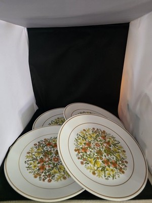 Lot Of 4 Corelle By Corningware Indian Summer 10 1/4'' Dinner Plates