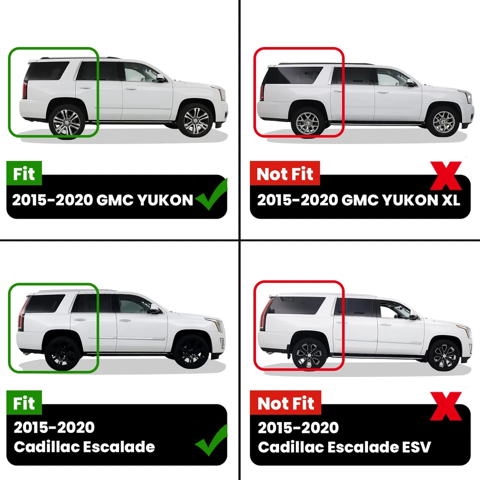 LASFIT Floor Mats for Chevrolet Tahoe 2015-2020 Protection Anti-slip Floor Liner Foto 2 de 4