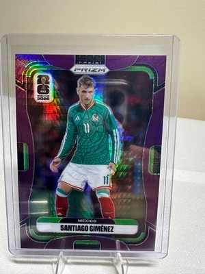 2026 Panini Prizm Fifa World Cup - Santiago Gimenez #291 Purple Hyper Prizm /299