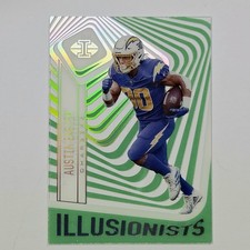 2021 Panini Illusions - Illusionists Austin Ekeler #ILL-1 Emerald