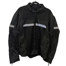 Vance Leathers 3-Season Mesh-Textile CE Armor Motorcycle Jacket Reflective XL