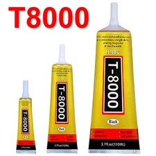 1 x 15/50/110ml T8000 Glue Needle Point Drill Phone Screen Repair  Jewelry Glue