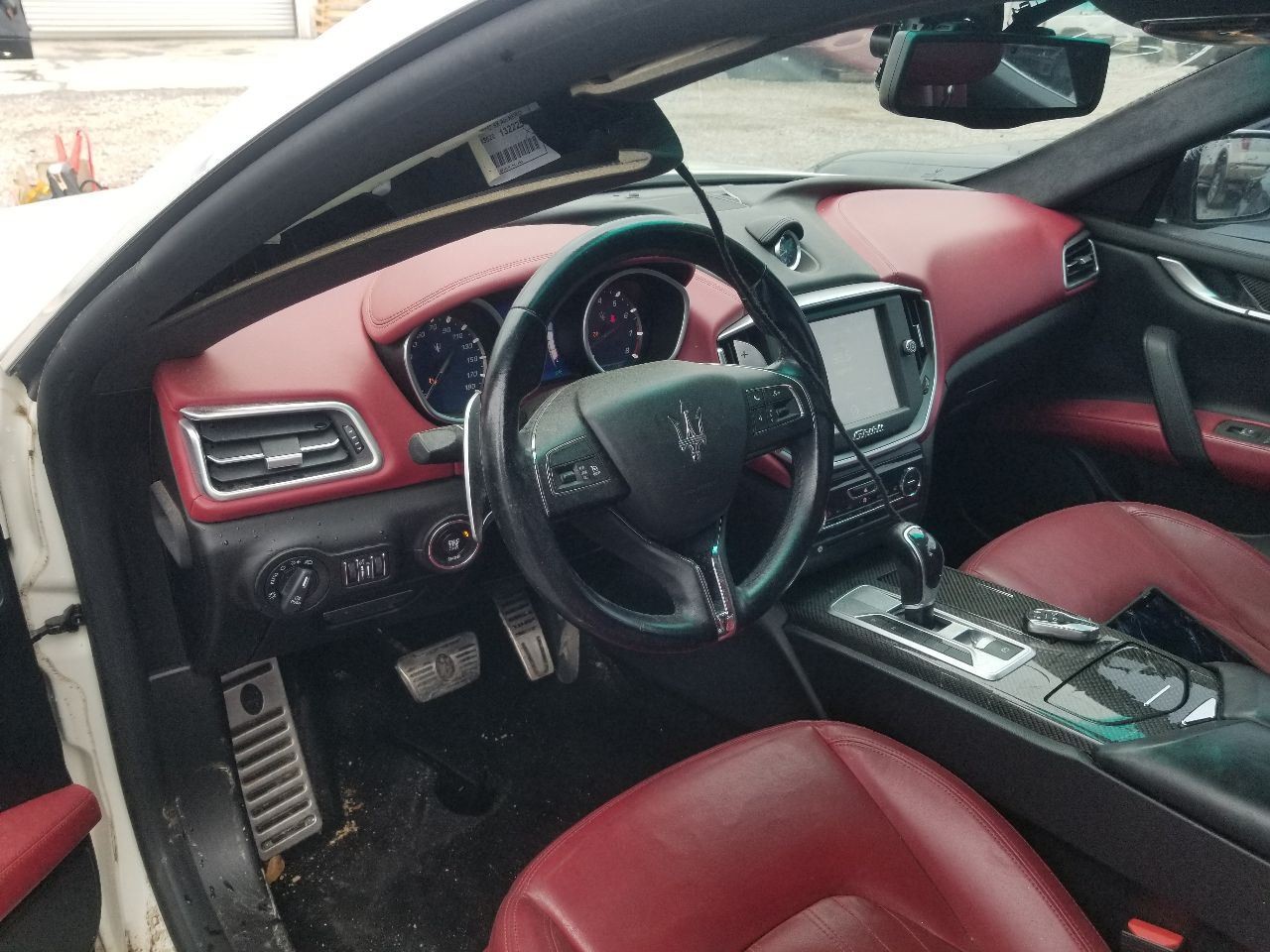 14 2014 MASERATI GHIBLI SQ4 DOOR FRONT LEFT DRIVER WHITE 