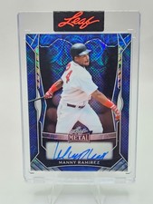 Manny Ramirez 2025 Leaf Metal Auto /4 Boston Red Sox