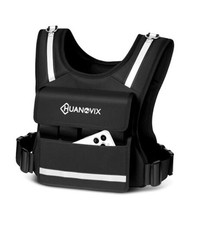 Weighted Vest, 0-40 LBS Adjustable Weight Vest With Reflective Stripe, No