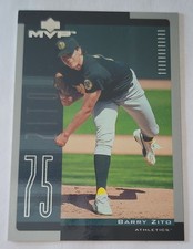 2001 Upper Deck MVP #14 Barry Zito Oakland Athletics BASEBALL Card 