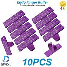 Dental Finger Ruler Purple Scale Endodontic Working Length Gauge Purple