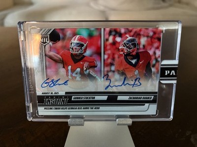 2025 Panini Gunner Stockton Zachariah Branch Dual Auto #79/99 Georgia Bulldogs