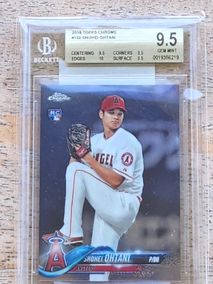 2018 Topps Chrome Shohei Ohtani Rookie #150 BGS 9.5+ | eBay