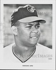 1968 Press Photo Baltimore Orioles Baseball Player Marcelino Lopez - kfx06892