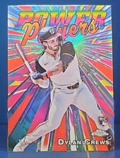 2025 Topps Chrome Dylan Crews Power Players RC #PP-20 -Washington Nationals