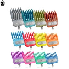 Clipper Guards Set Compatible with Andis Master, Oster Fast 12 Piece