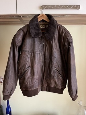 VTG Avant Garde Vera Pele Real Leather Jacket USA Style 90s