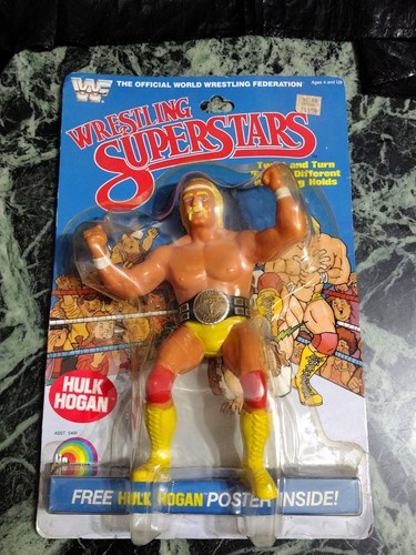 1984 vtg WWE NIP WWF LJN Wrestling Superstars Hulk...