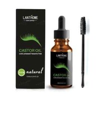 Natural Castor Oil Eyelash Hair Growth Eyebrow Cold Pressed Long Lashes