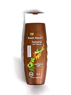 NEW PATANJALI KESH KANTI NATURAL HAIR SHAMPOO CLEANSER 180 ML -QQ