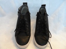 Women's JSPORT Cranford Shoe - Black lace front side zippers size 6M