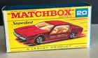 Matchbox Lesney No 20 Lamborghini Marzal  Empty Repro F Style Box