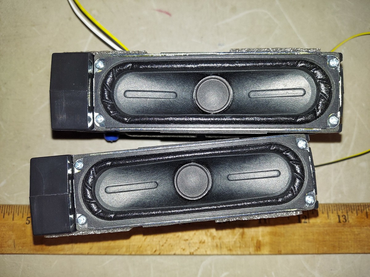 22AA22 PAIR OF TV SPEAKERS, SAMSUNG BN96-30337D, 6 OHM 10 WATT, 4
