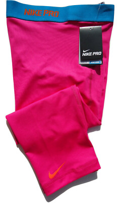 NEW NIKE PRO [M] Women's Training/Gym/Yoga Capris-Pink/Blue/Orange 458659-665