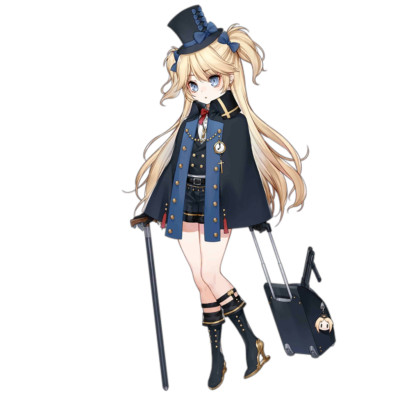 Super-Shorty Crossing Girls Frontline Anime Weatherproof Sticker 6'' Car Decal