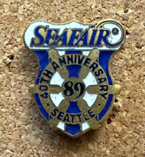 1989 SEAFAIR - 40TH ANNIVERSARY LAPEL PIN - SEATTLE WASHINGTON