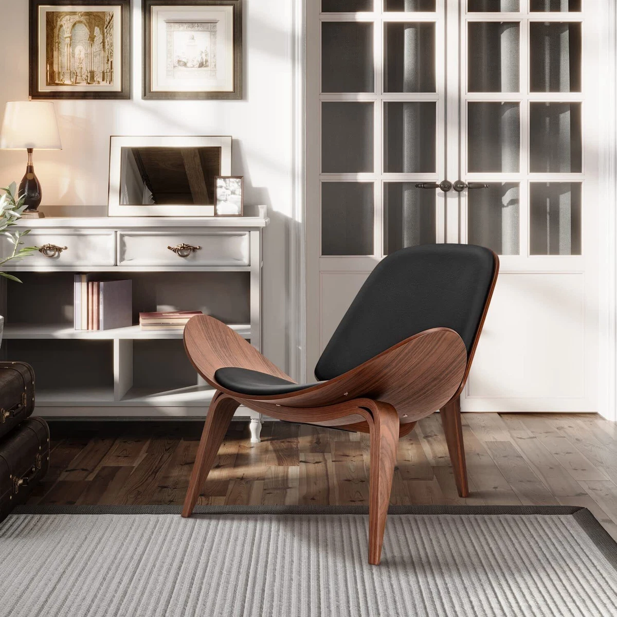 Leather discount side chairs