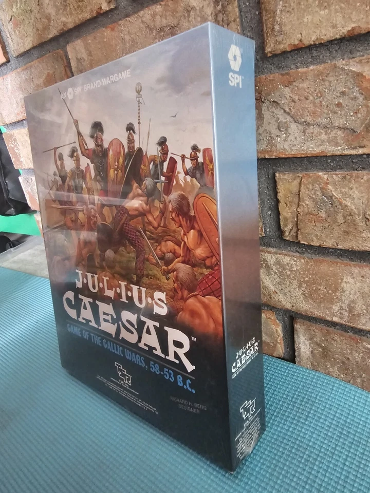 SPI /TSR 1985 JULIUS CAESAR ROMAN GALLIC WARS 58-53 B.C. GAME UNPUNCHEDNip NEW - Image 2 of 4