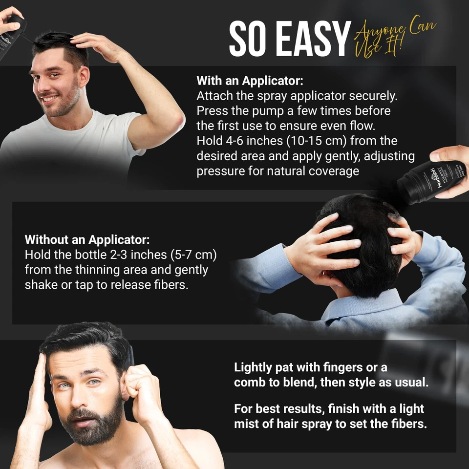 Fibras capilares Herbishh Koloret - negras Foto 3 de 4