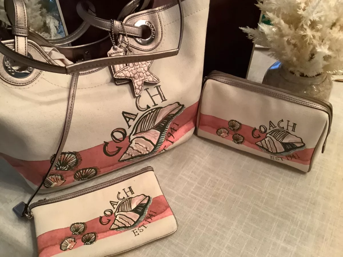 Coach seashell bag sale