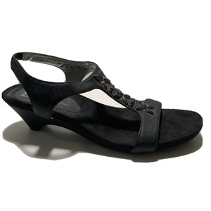 anne klein black sandals