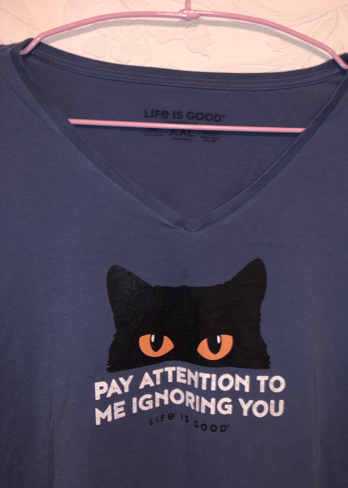 Life is Good Cat Pay Attention To Me Ignoring You T Shirt XXL *BUNDLE
