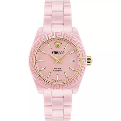 ピンクの猫　VERSACE 時計 Versace New V-Circle 36mm 腕時計 | ピンク | FARFETCH JP