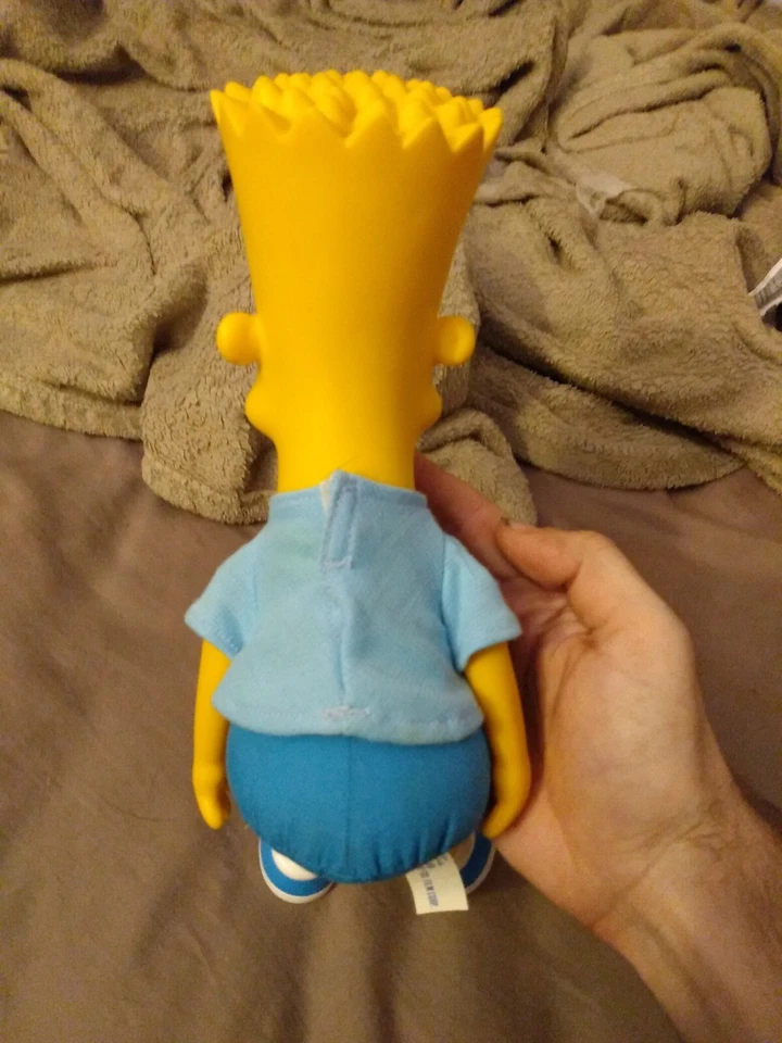 Los Simpson Bart Simpson Dan Dee 11" Vinilo Peluche Muñeca Juguete Vintage Groening 1990 Foto 3 de 3