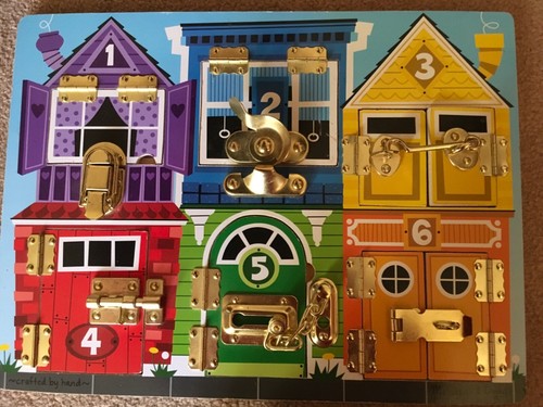 Doug Wooden LATCHES Activity BOARD 