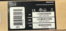 NEW - Cisco SPA 500 Business Telephones - SPA 502G 2 Line SIP VOIP POE Telephone