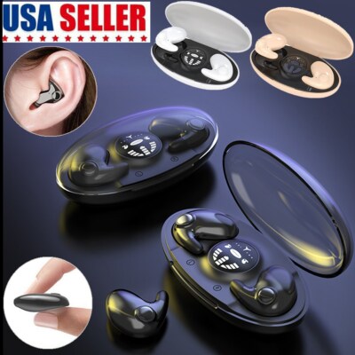 Invisible Sleep Wireless Earbuds Bluetooth 5.3 Headset TWS Waterproof Earphone