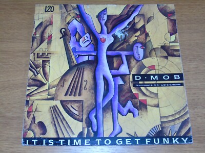 D-MOB - It Is Time To Get Funky - 1989 UK 2-Track 12'' Vinyl Single