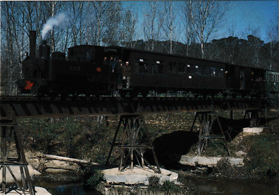 SPAIN       *      Carrilet Sant Feliu de Guixois-Girona Rwy. on an excursion