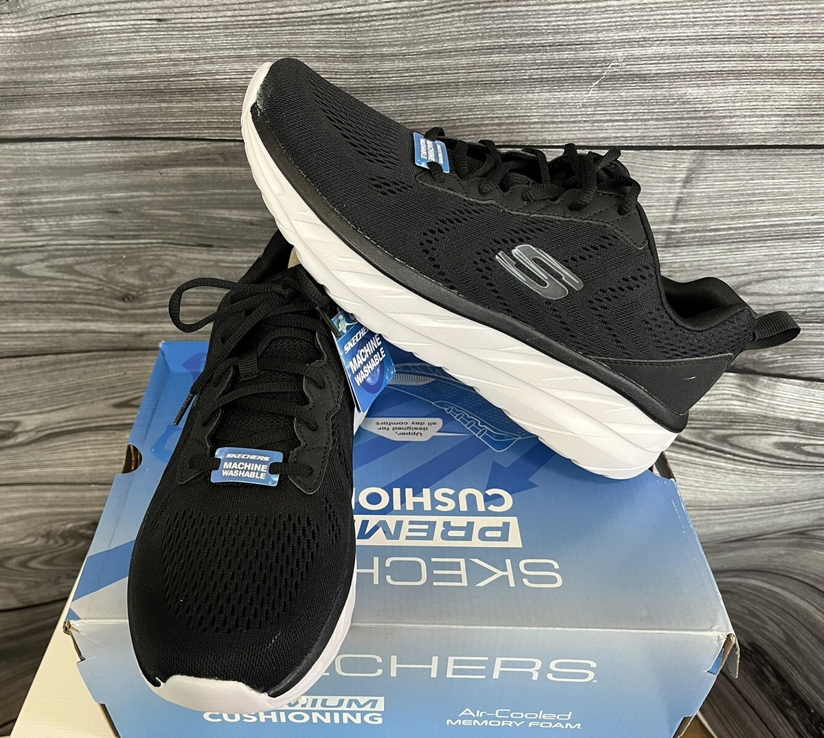 tenis skechers relaxed fit air cooled memory foam